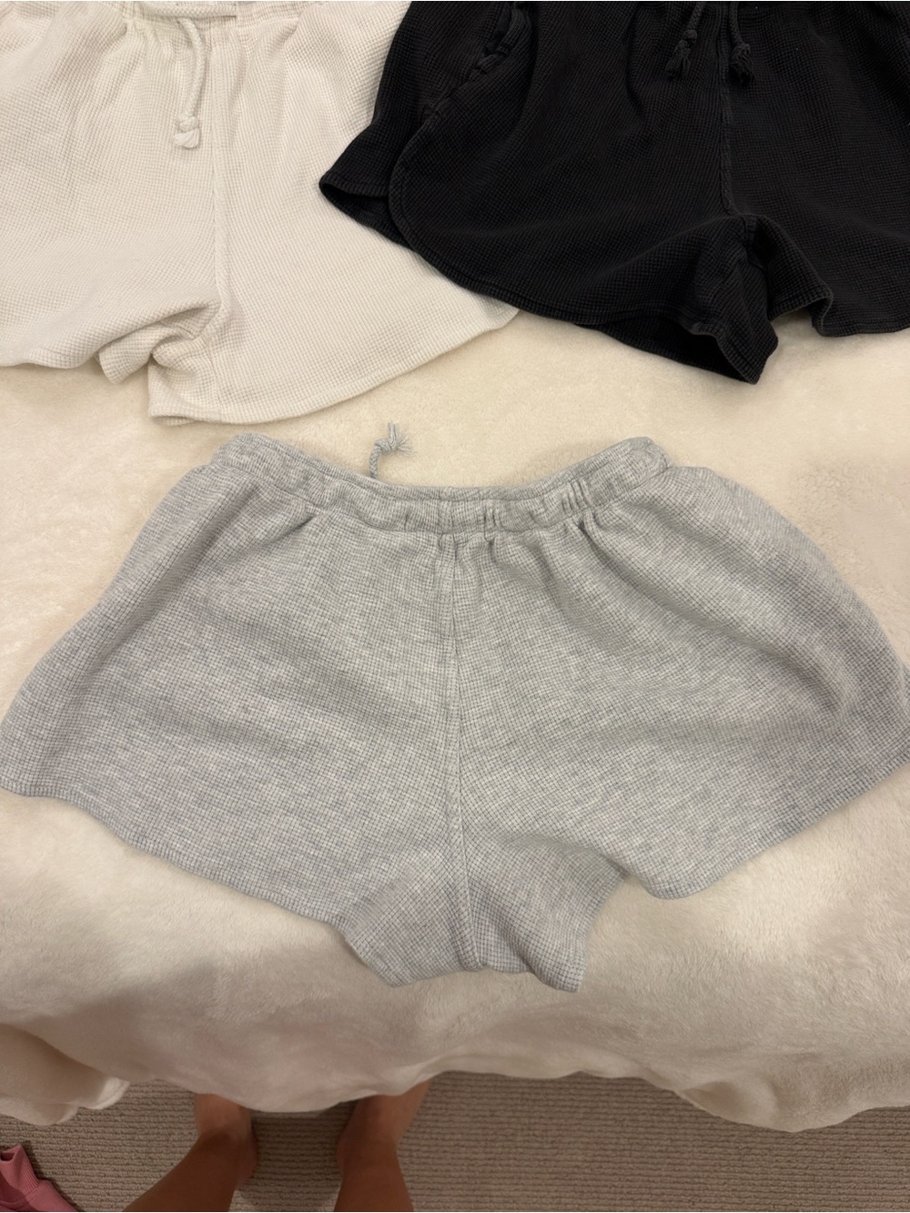 Brandy Melville Ribbed Lounge Shorts Bundle - Pack of 5 Shorts - Picture 3 of 11